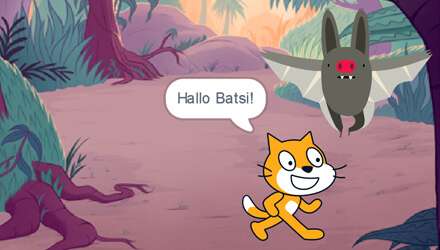 Wilde Tiergeschichten mit Scratch