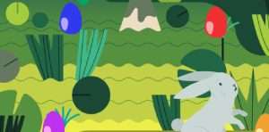 Scratch Ostergrußkarte