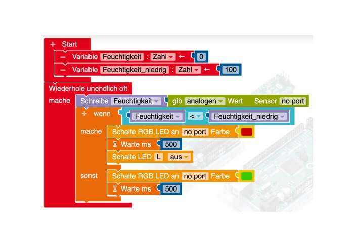 DigiSchools Smarte Bewässerungssystem - 1. Einheit Programmierung