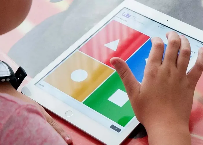 Tablet mit Kahoot